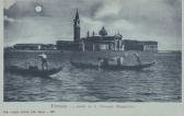 Venedig Insel Giorgio Maggiore - Mondscheinkarte - Italien - alte historische Fotos Ansichten Bilder Aufnahmen Ansichtskarten 
