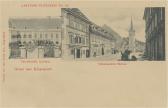 2 Bild Karte Klagenfurt Völkermarkterstrasse - Kärnten - alte historische Fotos Ansichten Bilder Aufnahmen Ansichtskarten 