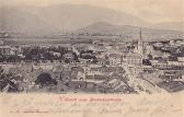 Villach vom Stadtpfarrturm - Kärnten - alte historische Fotos Ansichten Bilder Aufnahmen Ansichtskarten 
