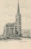 Evangelische Kirche - Villach - alte historische Fotos Ansichten Bilder Aufnahmen Ansichtskarten 