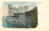 Triest, Schloss Miramar - Italien - alte historische Fotos Ansichten Bilder Aufnahmen Ansichtskarten 