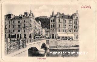 Laibach Spitalgasse - Laibach / Ljubljana - alte historische Fotos Ansichten Bilder Aufnahmen Ansichtskarten 
