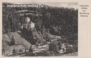 Schloß Waldenstein bei Wolfsberg - Wolfsberg - alte historische Fotos Ansichten Bilder Aufnahmen Ansichtskarten 