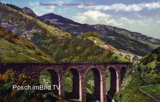 Tauernbahn Nordrampe, Hundsdorfer Viadukt - Salzburg - alte historische Fotos Ansichten Bilder Aufnahmen Ansichtskarten 
