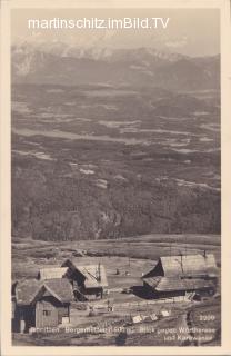 Bergerhütten mit Blick auf den Wörthersee - Winkl Ossiachberg - alte historische Fotos Ansichten Bilder Aufnahmen Ansichtskarten 