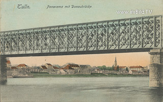 Tulln - Donaubrücke - Tulln - alte historische Fotos Ansichten Bilder Aufnahmen Ansichtskarten 