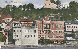 Steyr, Vorstadt Ort - Oberösterreich - alte historische Fotos Ansichten Bilder Aufnahmen Ansichtskarten 