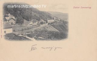 Station Semmering - Niederösterreich - alte historische Fotos Ansichten Bilder Aufnahmen Ansichtskarten 