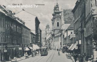 Linz Landstrasse - Oberösterreich - alte historische Fotos Ansichten Bilder Aufnahmen Ansichtskarten 