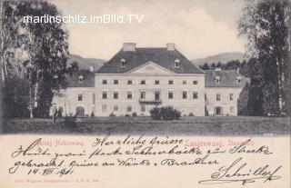 Langenwang, Schloß Hohenwang  - Mürzzuschlag - alte historische Fotos Ansichten Bilder Aufnahmen Ansichtskarten 