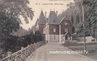 Mürzsteg K.K. Jagdschloß - Mürzzuschlag - alte historische Fotos Ansichten Bilder Aufnahmen Ansichtskarten 