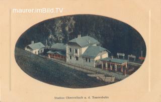 Bahnhof in Obervellach - Obervellach - alte historische Fotos Ansichten Bilder Aufnahmen Ansichtskarten 
