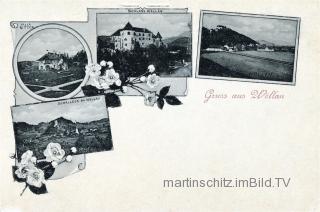 4 Bild Litho Karte - Wöllan - Sann-Gegend (Savinjska) - alte historische Fotos Ansichten Bilder Aufnahmen Ansichtskarten 