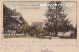 Sauerbrunn-Roemerquelle in Köttelach - Gutenstein / Ravne na Koroškem - alte historische Fotos Ansichten Bilder Aufnahmen Ansichtskarten 