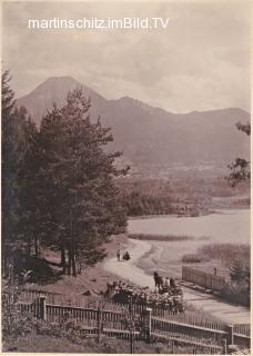 Egg am See, Schotterstraße - Kärnten - alte historische Fotos Ansichten Bilder Aufnahmen Ansichtskarten 