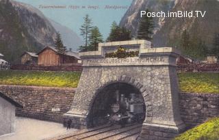 Tauernbahn Nordrampe, Nordportal in Böckstein - Salzburg - alte historische Fotos Ansichten Bilder Aufnahmen Ansichtskarten 