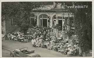 Pörtschach - Konditorei Cafe Werzer - Pörtschach am Wörther See - alte historische Fotos Ansichten Bilder Aufnahmen Ansichtskarten 