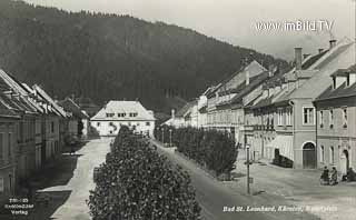 Bad St. Leonhard- Hauptplatz - Wolfsberg - alte historische Fotos Ansichten Bilder Aufnahmen Ansichtskarten 