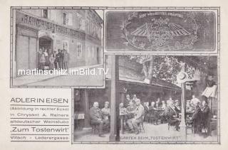 Villach, A. Rainers altdeutsche Weinstube  - Kärnten - alte historische Fotos Ansichten Bilder Aufnahmen Ansichtskarten 