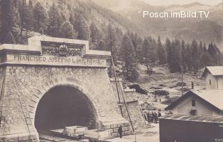 Tauernbahn Nordrampe, Nordportal in Böckstein  - Salzburg - alte historische Fotos Ansichten Bilder Aufnahmen Ansichtskarten 