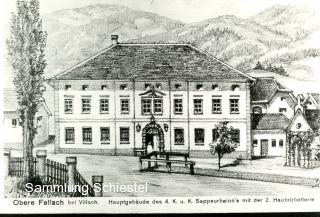Ehem. Herrenhaus als Hauptgeb. der Hensel-Kaserne - Obere Fellach - alte historische Fotos Ansichten Bilder Aufnahmen Ansichtskarten 