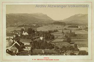 Villach vom Stadtpfarrturm  - KAB - Villach - alte historische Fotos Ansichten Bilder Aufnahmen Ansichtskarten 