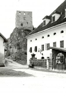 Turm von Federaun - Unterfederaun - alte historische Fotos Ansichten Bilder Aufnahmen Ansichtskarten 