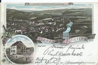 Gruss aus Stiefern am Kamp - Krems(Land) - alte historische Fotos Ansichten Bilder Aufnahmen Ansichtskarten 