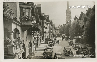 Hauptstrasse - Kitzbühel - alte historische Fotos Ansichten Bilder Aufnahmen Ansichtskarten 