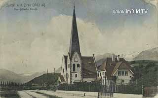 Evangelische Kirche - Spittal a. d. Drau - Spittal an der Drau - alte historische Fotos Ansichten Bilder Aufnahmen Ansichtskarten 