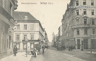 Westbahnstrasse - Wien - alte historische Fotos Ansichten Bilder Aufnahmen Ansichtskarten 