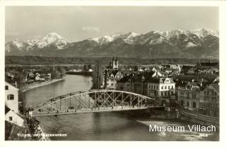 Die Stadtbrücke, um 1915 - Villach - alte historische Fotos Ansichten Bilder Aufnahmen Ansichtskarten 