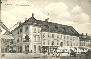 Das Bahnhofhotel, später Hotel Europa, um 1910 - Villach - alte historische Fotos Ansichten Bilder Aufnahmen Ansichtskarten 