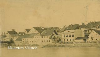 An der Draulände - Villach - alte historische Fotos Ansichten Bilder Aufnahmen Ansichtskarten 