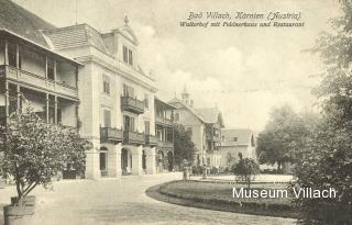Der Walterhof und das Feldnerhaus - Villach - alte historische Fotos Ansichten Bilder Aufnahmen Ansichtskarten 