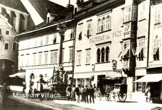 Gasthof zur Post - Villach - alte historische Fotos Ansichten Bilder Aufnahmen Ansichtskarten 