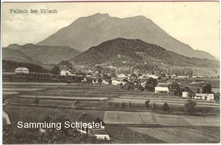 Blick von der Unteren auf die Obere Fellach - Villach - alte historische Fotos Ansichten Bilder Aufnahmen Ansichtskarten 