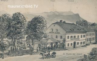 St. Martin bei Villach - Gasthof St. Anna - Kärnten - alte historische Fotos Ansichten Bilder Aufnahmen Ansichtskarten 