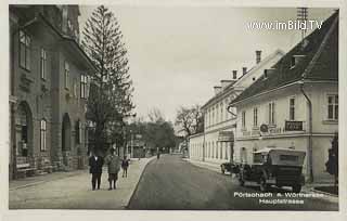 Hauptstrasse in Pörtschach - Kärnten - alte historische Fotos Ansichten Bilder Aufnahmen Ansichtskarten 