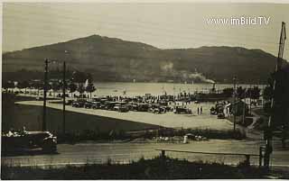 Parkplatz Schiffsanlegestelle - Kärnten - alte historische Fotos Ansichten Bilder Aufnahmen Ansichtskarten 