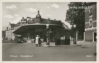 Shell-Tankstelle am Hans Gasser Platz - Kärnten - alte historische Fotos Ansichten Bilder Aufnahmen Ansichtskarten 