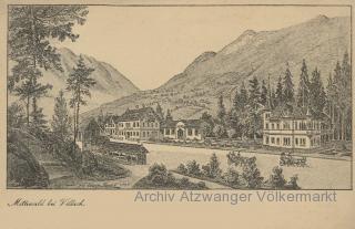 Mittewald bei Villach, Curort - Kärnten - alte historische Fotos Ansichten Bilder Aufnahmen Ansichtskarten 