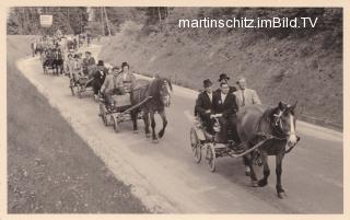 Hochzeit von Franz Treiber aus Drobollach - Kärnten - alte historische Fotos Ansichten Bilder Aufnahmen Ansichtskarten 
