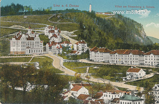 Villen am Römerberg - Oberösterreich - alte historische Fotos Ansichten Bilder Aufnahmen Ansichtskarten 