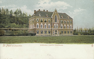 St. Paul - Stiftliches Konvikt Josefinum - Wolfsberg - alte historische Fotos Ansichten Bilder Aufnahmen Ansichtskarten 