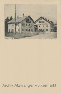 Mittewald bei Villach, Posthof und Altes Gasthaus - Villach - alte historische Fotos Ansichten Bilder Aufnahmen Ansichtskarten 