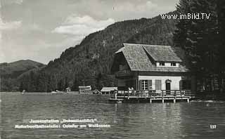 Jausenstation Dolomitenblick - Weißensee - alte historische Fotos Ansichten Bilder Aufnahmen Ansichtskarten 