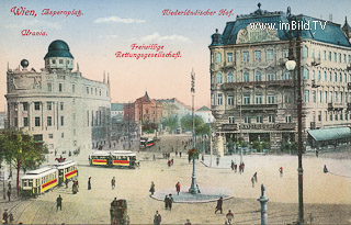 Aspernplatz - Wien - alte historische Fotos Ansichten Bilder Aufnahmen Ansichtskarten 