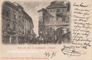 Villach - Rautterhaus - Kärnten - alte historische Fotos Ansichten Bilder Aufnahmen Ansichtskarten 
