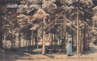 Bodensdorf, Waldandacht der Pension Waldfriede - Kärnten - alte historische Fotos Ansichten Bilder Aufnahmen Ansichtskarten 